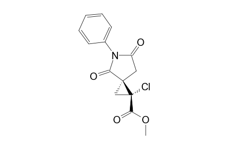 METHYL_4,6-DIOXO-5-PHENYL-1-CHLORO-5-AZA-SPIRO-[2.4]-HEPTANE-3-CARBOXYLATE