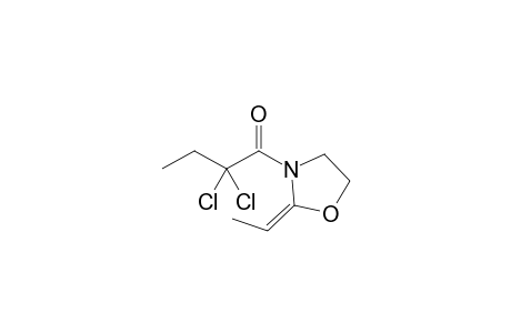 3-(2,2-dichlorobutanoyl)-2-ethylidenoxazolidine