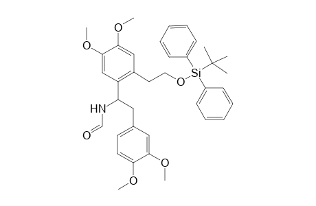 N-[1-[2-[2-[(tert-butyldiphenylsilyl)oxy]ethyl]-4,5-dimethoxyphenyl]-2-(3,4-dimetjoxyphenyl)ethyl]formamide