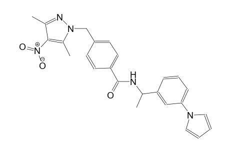 benzamide, 4-[(3,5-dimethyl-4-nitro-1H-pyrazol-1-yl)methyl]-N-[1-[3-(1H-pyrrol-1-yl)phenyl]ethyl]-