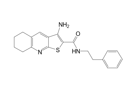 3-Amino-N-(2-phenylethyl)-5,6,7,8-tetrahydrothieno[2,3-b]quinoline-2-carboxamide