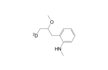 Benzenamine, 2-(2-methoxypropyl-3-d)-N-methyl-