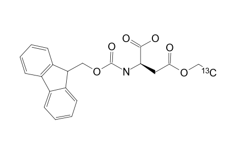 N-(9-FLUORENYLMETHOXYCARBONYL)-L-ASPARTYL-BETA-(13)C(2)-ETHYLESTER
