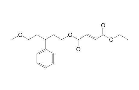 Fumaric acid, ethyl 5-methoxy-3-phenylpentyl ester