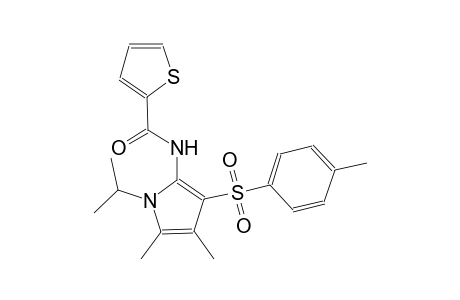 2-thiophenecarboxamide, N-[4,5-dimethyl-1-(1-methylethyl)-3-[(4-methylphenyl)sulfonyl]-1H-pyrrol-2-yl]-