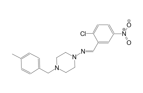1-piperazinamine, N-[(E)-(2-chloro-5-nitrophenyl)methylidene]-4-[(4-methylphenyl)methyl]-