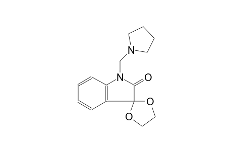 1-(pyrrolidin-1-ylmethyl)spiro[indoline-3,2'-[1,3]dioxolan]-2-one
