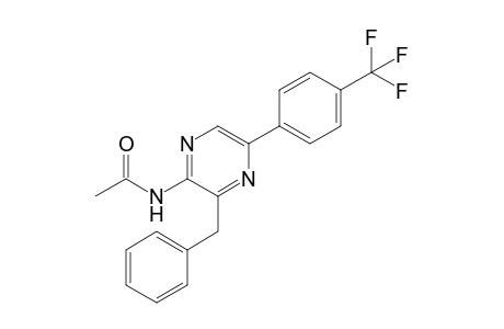 2-Acetamido-3-benzyl-5-(4-trifluoromethylphenyl)pyrazine