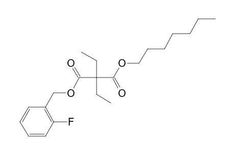 Diethylmalonic acid, 2-fluorobenzyl heptyl ester