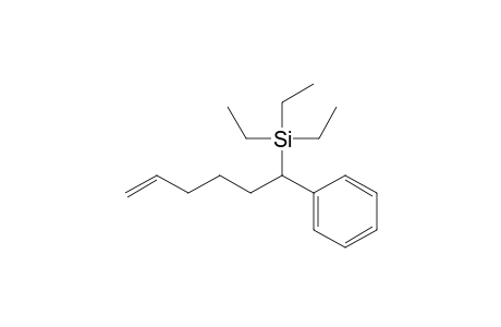 6-Phenyl-6-triethylsilyl-1-hexene