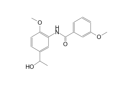 benzamide, N-[5-(1-hydroxyethyl)-2-methoxyphenyl]-3-methoxy-
