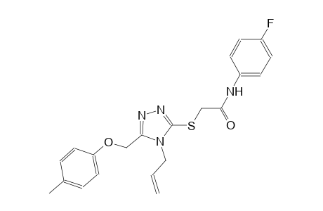 2-({4-allyl-5-[(4-methylphenoxy)methyl]-4H-1,2,4-triazol-3-yl}sulfanyl)-N-(4-fluorophenyl)acetamide