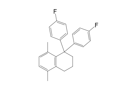 1,1-bis(4-fluorophenyl)-5,8-dimethyl-tetralin