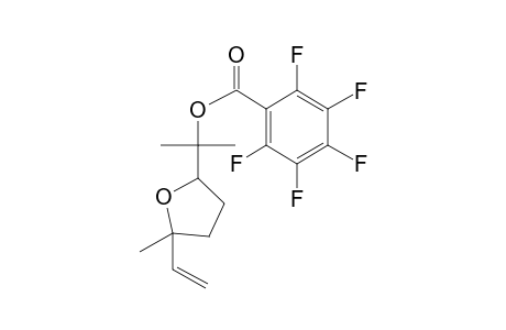 2-(5-Methyl-5-vinyltetrahydrofuran-2-yl)propan-2-yl 2,3,4,5,6-pentafluorobenzoate