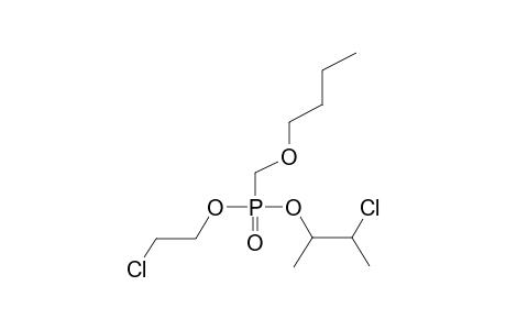 O-(2-CHLOROETHYL)-O-(1-METHYL-2-CHLOROPROPYL)BUTOXYMETHYLPHOSPHONATE