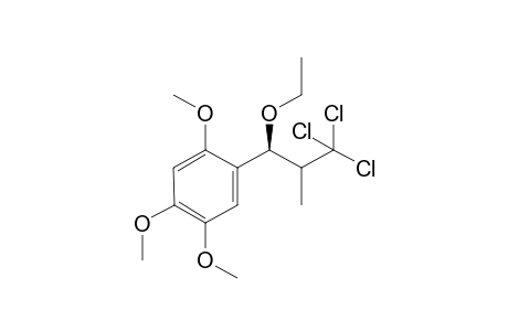 1,2,4-trimethoxy-5-[(1S)-3,3,3-trichloro-1-ethoxy-2-methyl-propyl]benzene