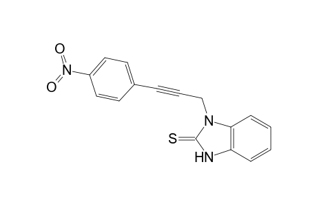 1-[3-(4-Nitrophenyl)prop-2-yn-1-yl]-1,3-dihydro-2H-benzimidazole-2-thione