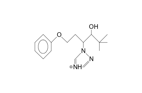 A-tert-Butyl-B-(2-phenoxy-ethyl)-1,2,4-triazolethanol cation