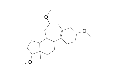 1,5,8-Trimethoxy-12a-methyl-1,2,3,3a,3b,4,5,6,7,8,9,10,10b,11,12,12a-hexadecahydro-benzo[3,4]cyclohepta[1,2-E]indene