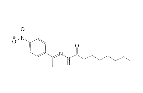 N-[(E)-1-(4-nitrophenyl)ethylideneamino]caprylamide