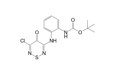 3-[2-(N-tert-Butoxycarbonylamino)anilino]-5-chloro-4H-1,2,6-thiadiazin-4-one
