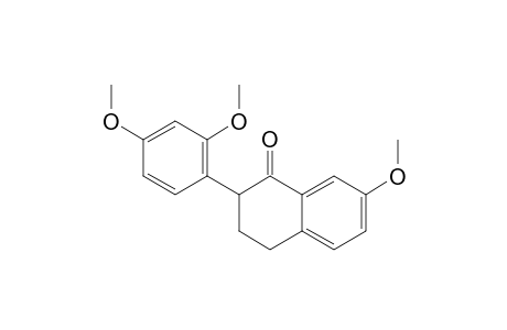 2-(2,4-Dimethoxyphenyl)-7-methoxy-3,4-dihydro-naphthalen-1(2H)-one