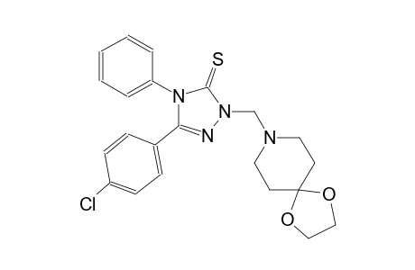 5-(4-Chlorophenyl)-2-(1,4-dioxa-8-azaspiro[4.5]dec-8-ylmethyl)-4-phenyl-2,4-dihydro-3H-1,2,4-triazole-3-thione