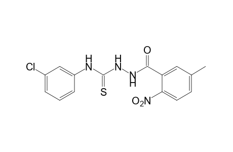 4-(m-chlorophenyl)-1-(6-nitro-m-toluoyl)-3-thiosemicarbazide