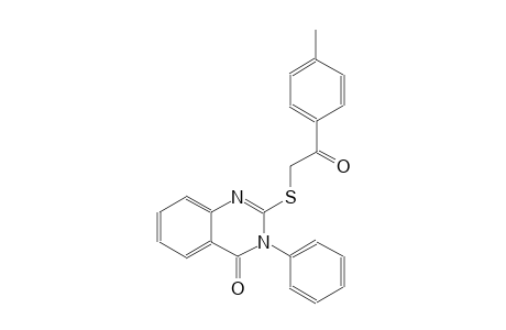 4(3H)-quinazolinone, 2-[[2-(4-methylphenyl)-2-oxoethyl]thio]-3-phenyl-