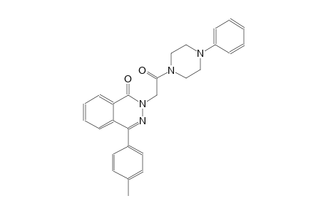 4-(4-methylphenyl)-2-[2-oxo-2-(4-phenyl-1-piperazinyl)ethyl]-1(2H)-phthalazinone