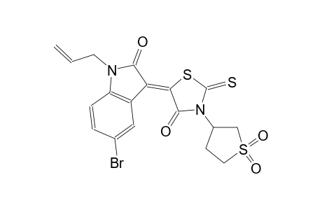 2H-indol-2-one, 5-bromo-1,3-dihydro-3-[4-oxo-3-(tetrahydro-1,1-dioxido-3-thienyl)-2-thioxo-5-thiazolidinylidene]-1-(2-propenyl)-, (3Z)-