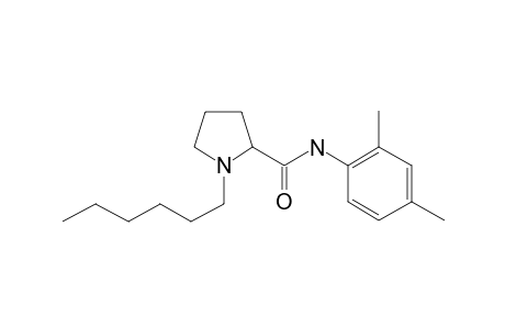 N-(2,4-Dimethylphenyl)-1-hexylpyrrolidine-2-carboxamide