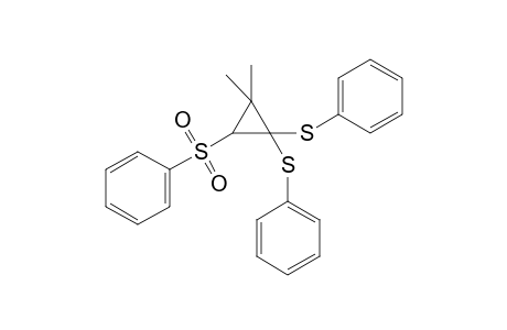 1,1-bis(phenylthio)-2-(phenylsulfonyl)-3,3-dimethylcyclopropane