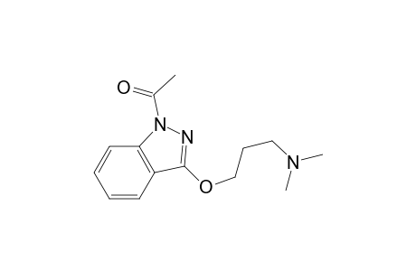 1-[3-[3-(dimethylamino)propoxy]-1-indazolyl]ethanone