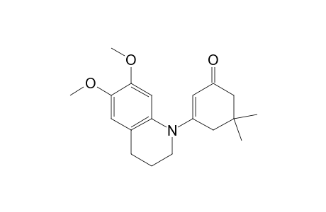 2,3-Dihydro-6,7-dimethoxy-1-(5,5-dimethyl-3-oxocyclohex-1-en-1-yl)quinoline