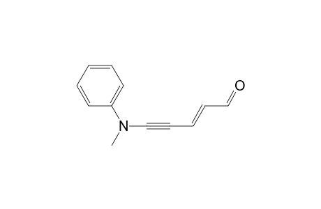 5-(N-Methylanilino)pent-2-en-4-ynal