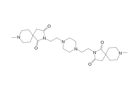 1,4-bis[2'-(8"-Methyl-2",8"-diaza-1",3"-dioxo-spiro[4,5]decane-2"-yl)ethyl]piperazine
