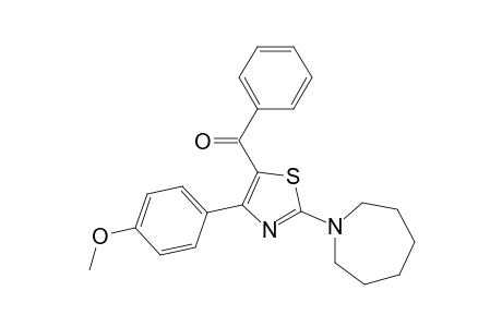 [2-(1-azepanyl)-4-(4-methoxyphenyl)-5-thiazolyl]-phenylmethanone