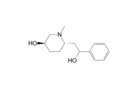 2-Piperidineethanol, 5-hydroxy-1-methyl-.alpha.-phenyl-, [2.alpha.(S*),5.beta.]-(.+-.)-