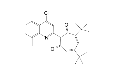 2-(4'-Chloro-8'-methylquinolin-2'-yl)-5,7-bis(t-butyl)-1,3-tropolone