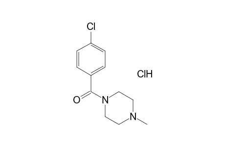 1-(p-CHLOROBENZOYL)-4-METHYLPIPERAZINE, HYDROCHLORIDE
