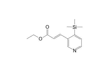 3-(4-TRIMETHYLSILANYLPYRIDIN-3-YL)-ACRYLIC-ACID-ETHYLESTER