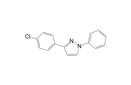 1H-Pyrazole, 3-(4-chlorophenyl)-1-phenyl-