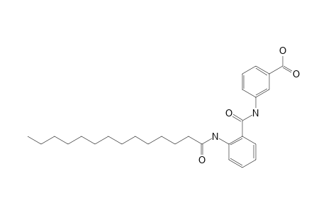 2-TETRADECANOYLAMINO-1-(3-CARBOXYPHENYL)-BENZAMIDE