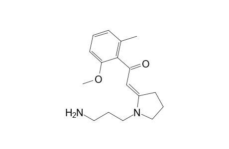 (E)-1-(3-Aminopropyl)-2-(2-methoxy-6-methylbenzoylmethylene)pyrrolidine
