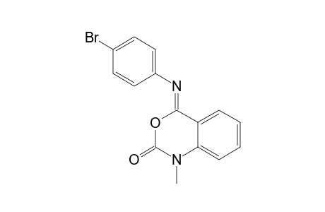 (Z)-1-METHYL-4-(4-BROMOPHENYLIMINO)-1,4-DIHYDRO-2H-3,1-BENZOXAZIN-2-ONE