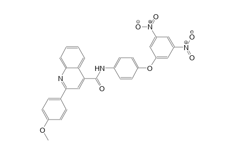N-[4-(3,5-dinitrophenoxy)phenyl]-2-(4-methoxyphenyl)-4-quinolinecarboxamide