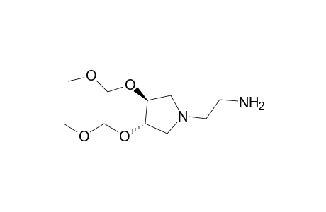 (3S,4S)-1-(2-Aminoethyl)-3,4-bis(methoxymethoxy)pyrrolidine