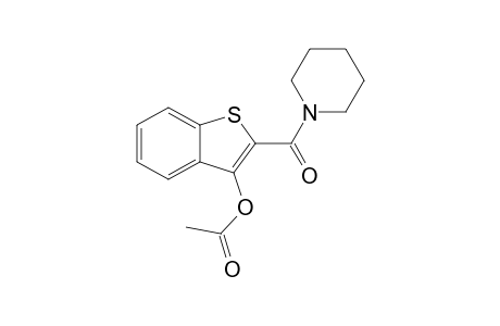 2-(Piperidin-1-ylcarbonyl)benzo[b]thiophen-3-yl Acetate