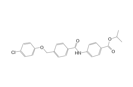 isopropyl 4-({4-[(4-chlorophenoxy)methyl]benzoyl}amino)benzoate